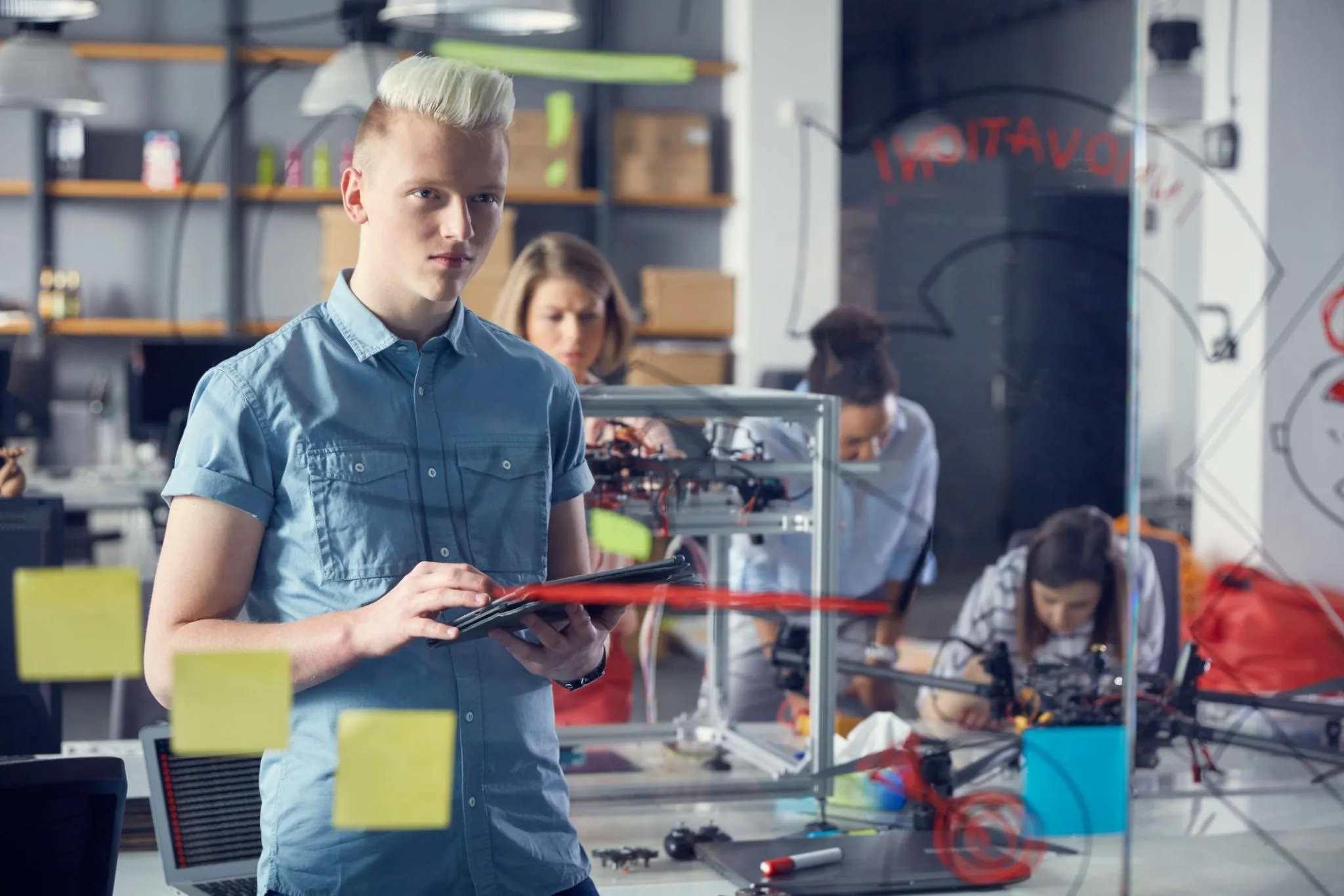 Tech setup illustration